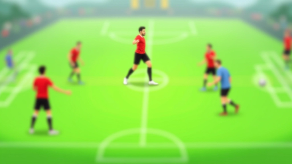 رسم تخطيطي يوضح التموضع الصحيح للاعب خط الوسط على الملعب مع الأسهم
